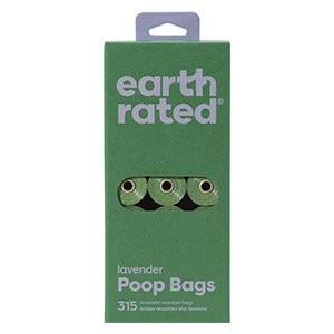 Earth Rated Hundbajspåsar, Lavendel, 315 st