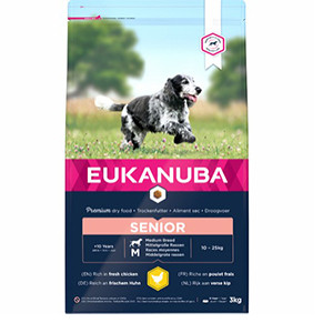 Eukanuba Dog Senior Medium Breed chicken