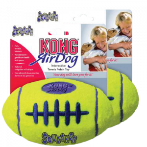 Kong AirDog Squeaker Football tennisboll